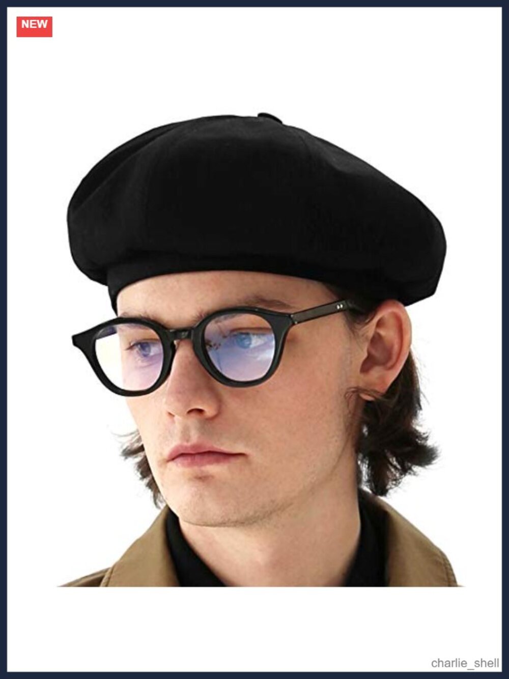 Cotton Beret Newsboy Cap Adjustable Strap Military Painter Hat Unisex